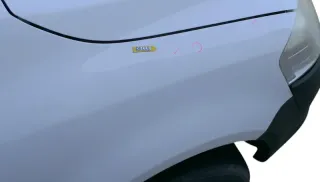 VW Fox 5Z Kotflügel vorne rechts weiß LB9A - Bild 5