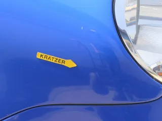 VW Polo 9N Kotflügel vorne rechts blau LA5F bis ca.Bj.2004 - Bild 6