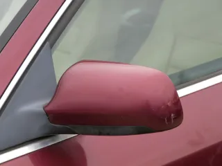 Audi A6 4B Spiegel Außenspiegel links elektrisch rot LZ3L + GLAS - Bild 1