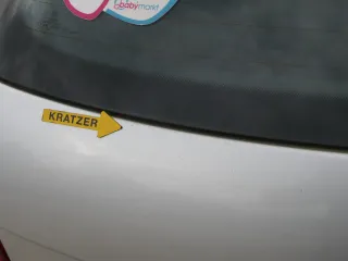 Golf 5 6 Kombi Variant AJ5 hinten Heckklappe mit Scheibe Deckel silvber LA7W - Bild 2