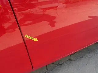 Fabia 5J Limousine Tür vorne rechts Beifahrertür rot LF3K - ohne Anbauteile - Bild 7