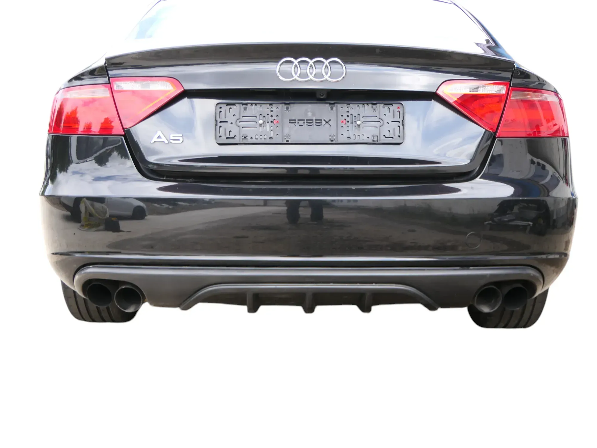Audi A5 8T Sportback Stoßstange hinten schwarz LZ9Y - Bild 1