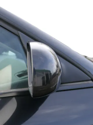 A6 4B Spiegel Außenspiegel rechts schwarz LZ9W elektrisch anklappbar abblendbar - Bild 5