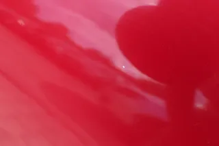 VW Polo 6N2 Kotflügel vorne links rot LP3G (bis auf den Schweller) - Bild 2