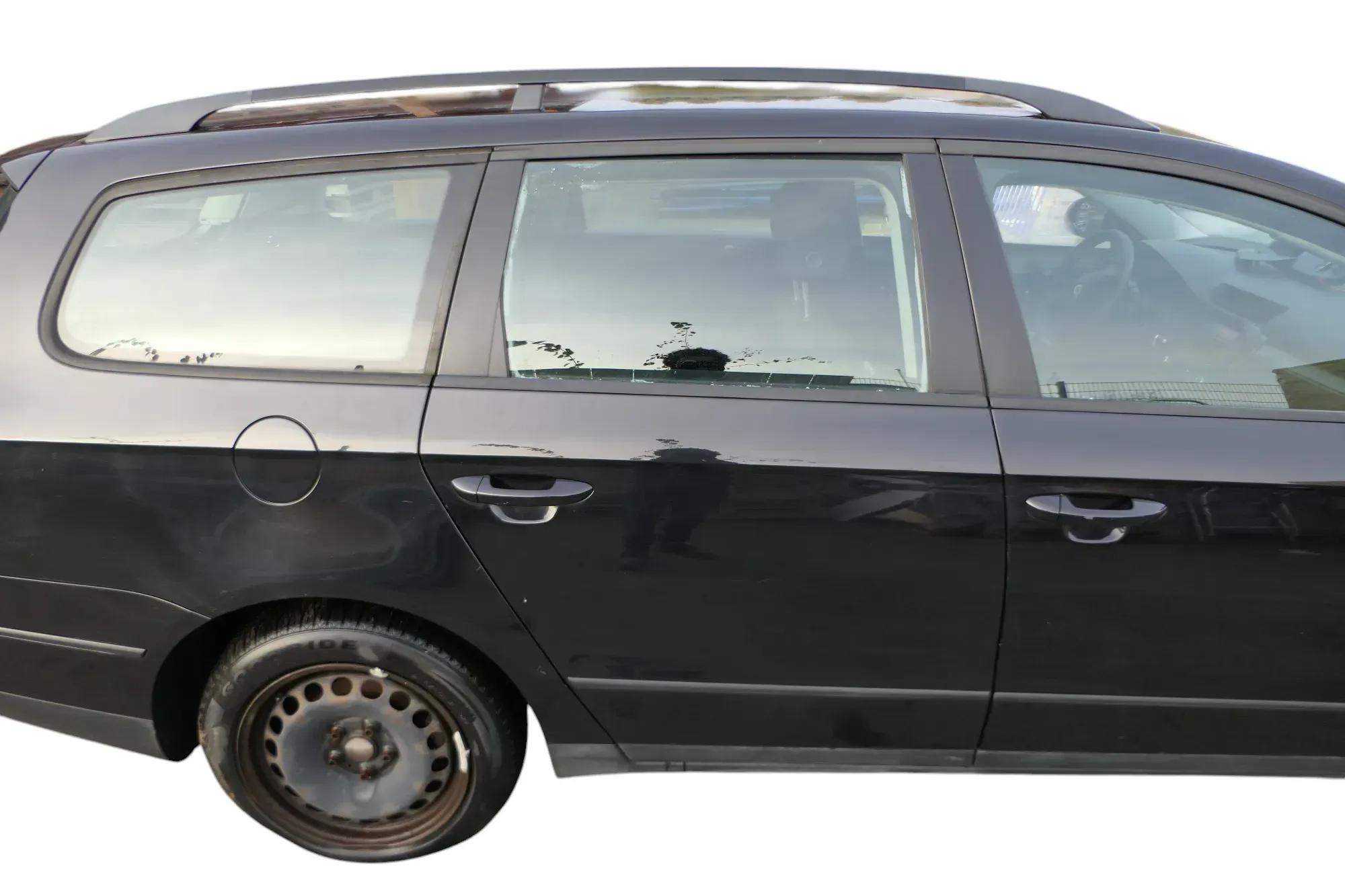 VW Passat 3C Kombi Variant Tür hinten rechts schwarz LC9X ohneAnbauteile - Bild 1