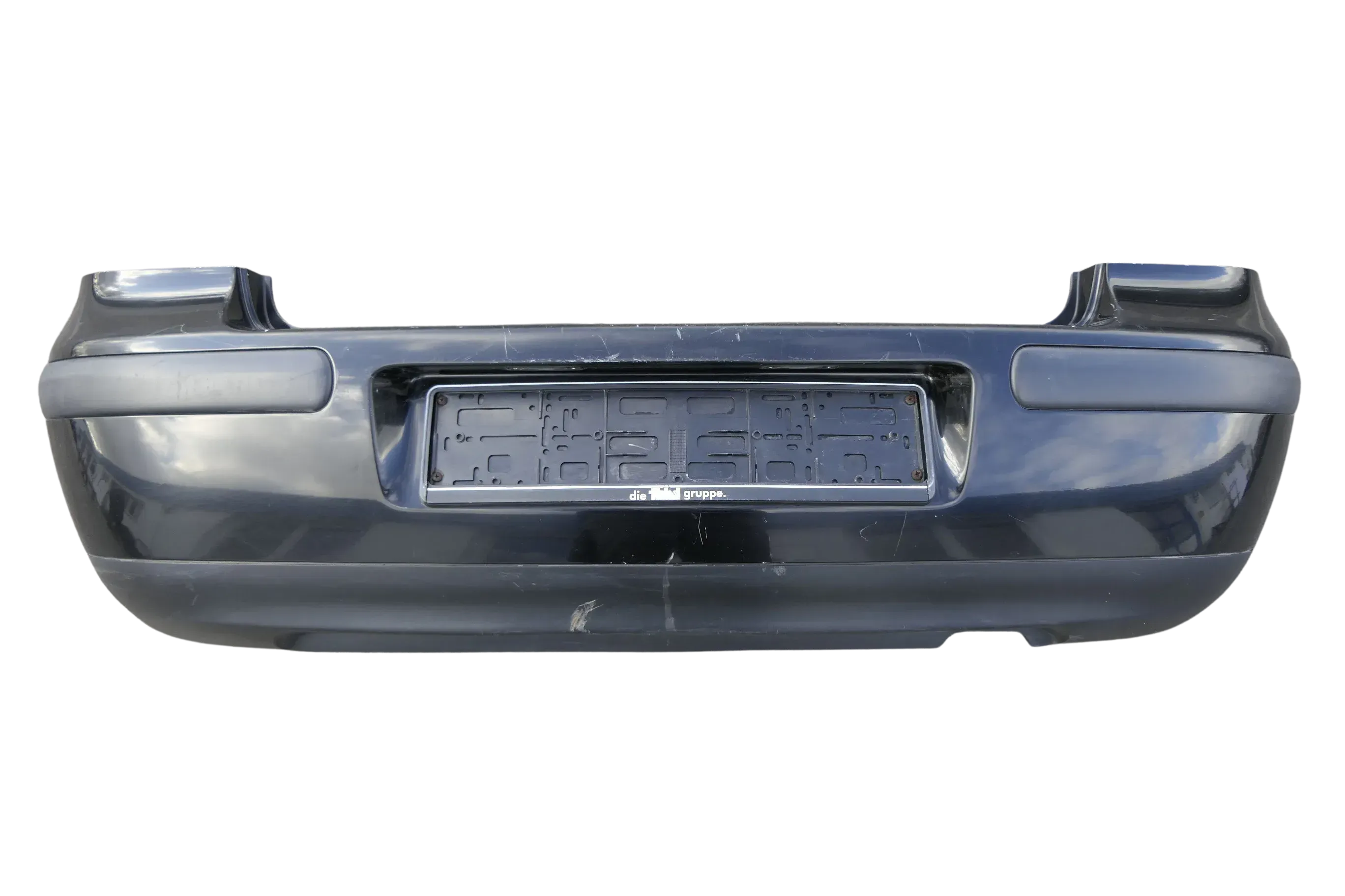 VW Golf 4 Limousine Stoßstange hinten Heckstoßstange Stoßfänger schwarz L041   2 - Bild 1