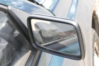 VW Golf 3 Vento mechanisc Spiegel Außenspiegel rechts Glas schwarz matt original - Bild 4