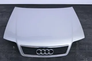 Audi A6 4B Motorhaube Klappe vorn (bis ca. Ende 2001) silber Haube Grill - Bild 3