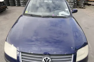 VW Passat 3BG Motorhaube Klappe vorne vorn Haube blau LB5N indigoblau me - Bild 1