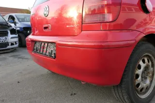 VW Polo 6N2 Stoßstange hinten Heckstoßstange Stoßfänger rot LP3G flash - Bild 3