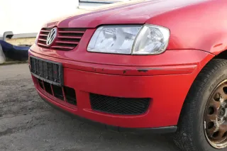 VW Polo 6N2 Stoßstange vorne Frontstoßstange Stoßfänger rot LP3G ohneGrill - Bild 4