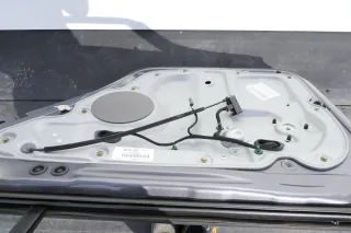 VW Touran 1T 1T3 Tür hinten rechts grau LD7X + Scheibe Platinum grey - Bild 2