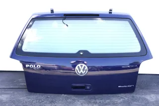 VW Polo 6N2 Heckklappe Klappe hinten Kofferraumklappe blau LB5N Scheibe - Bild 1