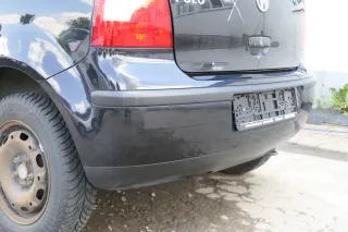 VW Polo 9N 9N3 Stoßstange Heckstoßstange hinten schwarz LC9Z - black magic met - Bild 5