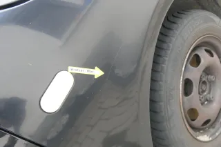 VW Lupo Kotflügel vorne rechts schwarz L041 - Bild 5