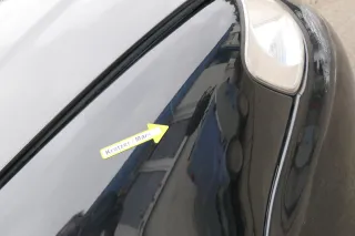 Audi A3 8L Kotflügel vorne rechts schwarz LY9B - Bild 5