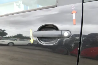 VW Fox 5Z Tür vorne links Fahrertür schwarz LC9Z - Bild 6