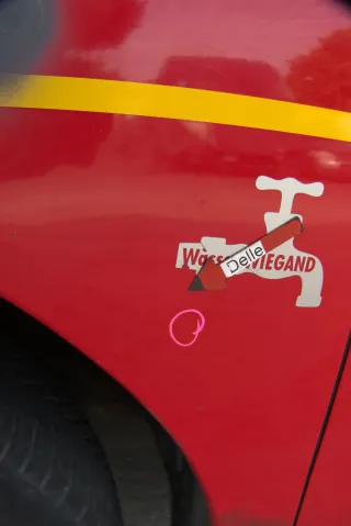 VW Sharan 7M Kotflügel links vorne rot bis ca. Ende 1999 passend - Mängel - Bild 7
