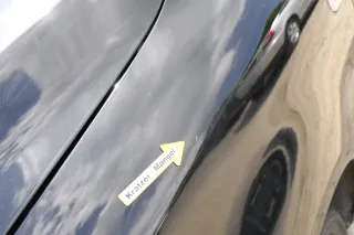 VW Fox Kotflügel vorne links schwarz L041 - Bild 4