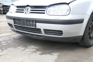 VW Golf 4 Stoßstange vorne Stoßfänger vorn vorne silber LB7Z SWR - Bild 2