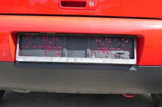 VW Lupo Stoßstange hinten Heckstoßstange Stoßfänger rot LP3G - Bild 2