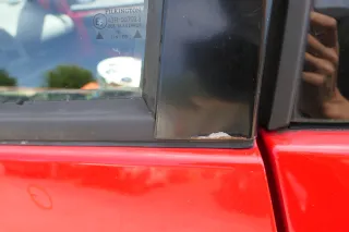 VW Lupo Seat Arosa Tür vorne links Fahrertür rot LP3G (mechanischer Fenster - Bild 9