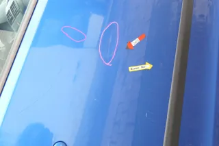 VW Polo 9N 9N3 Tür vorne rechts Beifahrertür 4/5-Türer blau LA5M ohneAnba - Bild 8