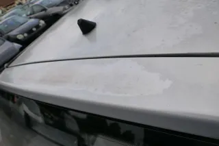 VW Polo 6N Heckklappe Klappe hinten Kofferraumklappe mit Scheibe silber LB7Z - Bild 3