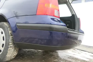 VW Golf 4 Kombi Avant Stoßstange hinten Heckstoßstange Stoßfänger blau LB5N - Bild 3