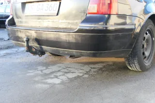 VW Golf 4 Bora Kombi Stoßstange hinten Heckstoßstange Stoßfänger schwarz LC9Z me - Bild 4