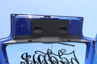 VW Lupo 6X Heckklappe Klappe Kofferraumklappe Scheibe blau LW5Z ohneAnbautei - Bild 2
