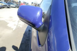 VW Polo 6N mechanisch manuell Spiegel Außenspiegel rechts blau lila LD5D - Bild 3