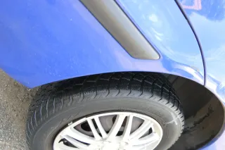 VW Polo 6N2 Stoßstange hinten Heckstoßstange Stoßfänger blau LA5C surf - Bild 9
