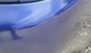 Audi A3 8L Stoßstange Frontstoßstange vorne blau LZ5K mit Grill - Bild 5