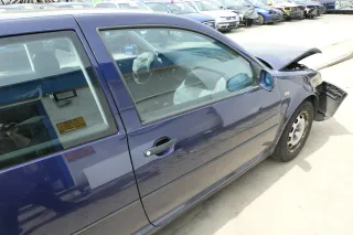VW Golf 4 Tür vorne rechts Beifahrertür 2/3-Türer blau LB5N ohneAnbauteile - Bild 2