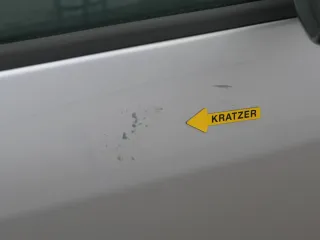 VW Caddy 3 2K Tür vorne rechts Beifahrertür silber LY7W -ohne Anbauteile - Bild 4