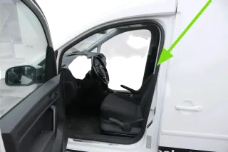 VW Caddy 2K SA Türdichtung Dichtung Tür vorne links Fahrertür innen - Bild 1