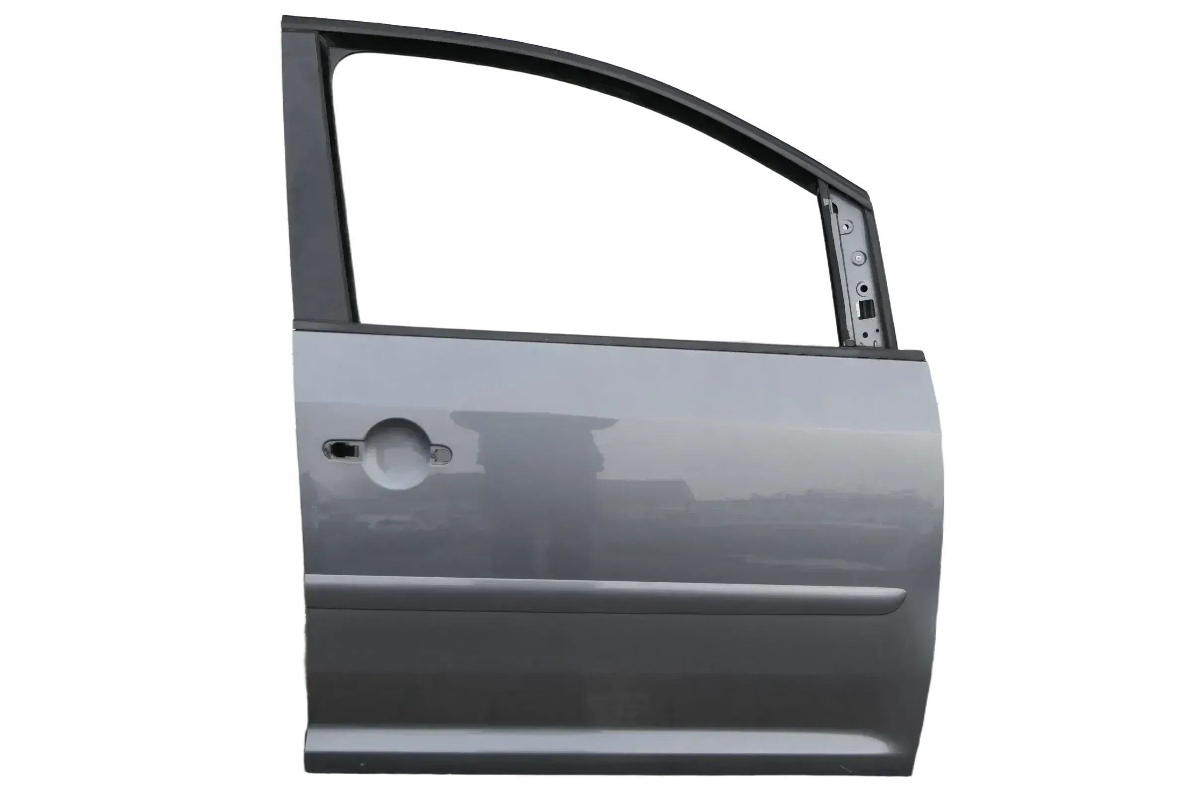 VW Touran 1T 1T3 Tür vorne rechts Beifahrertür grau LD7X - ohne Anbauteile grau - Bild 1