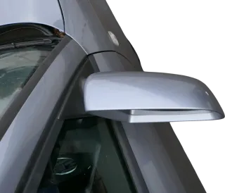 Audi A3 8P elektrischer Spiegel Außenspiegel vorne rechts grau LX7W + Glas - Bild 4