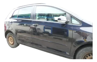 VW Golf Plus 5M Tür vorne rechts Beifahrertür schwarz LC9X Türblatt + Rahmen - Bild 3