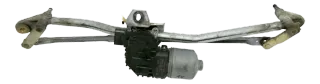 Audi A4 B6 B7 8E Wischermotor Wischer Motor mit Gestänge 8E1955119 vorn Scheiben - Bild 1