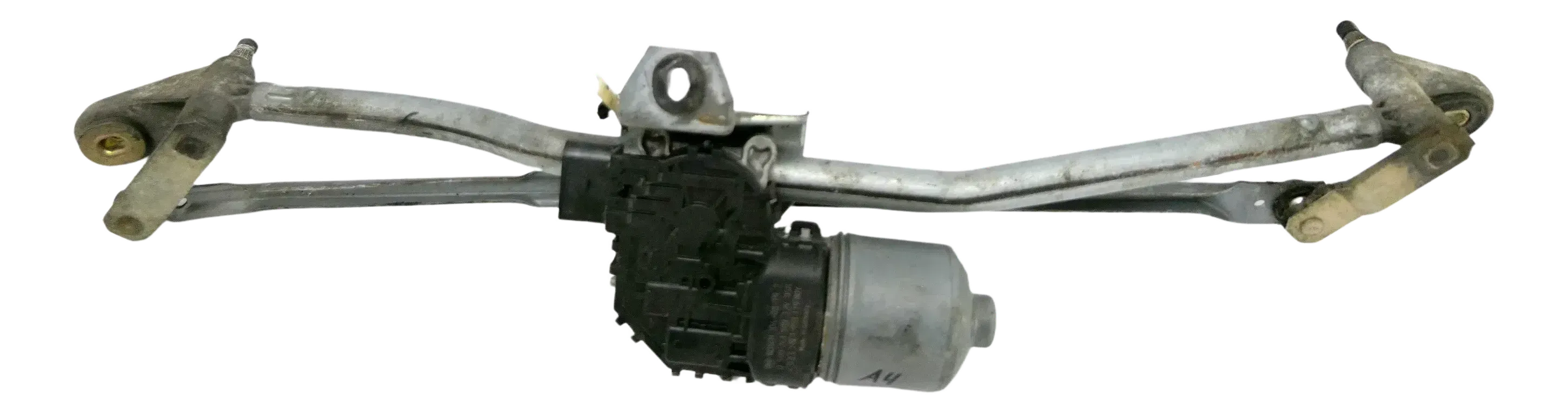 Audi A4 B6 B7 8E Wischermotor Wischer Motor mit Gestänge 8E1955119 vorn Scheiben - Bild 1