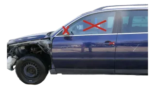 VW Passat 3B 3BG 3B6 Kombi + Limo Tür vorne links Fahrertür blau LD5Q OHNE Anbau - Bild 1