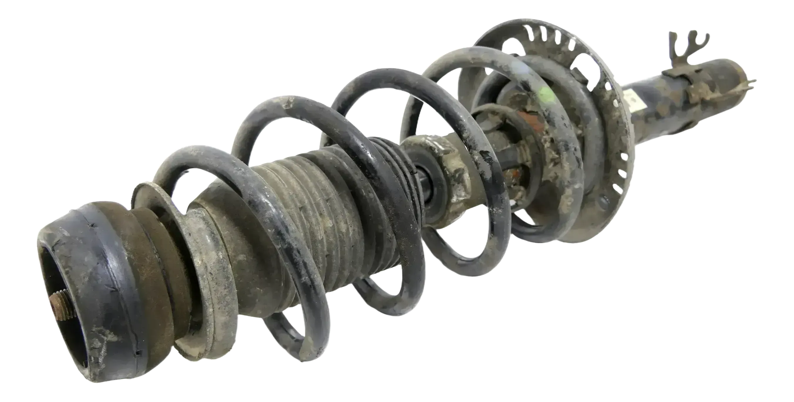 1x VW Polo 6R 6J Federbein Stoßdämpfer Feder vorne Federn Benziner 6R0413031BT - Bild 1