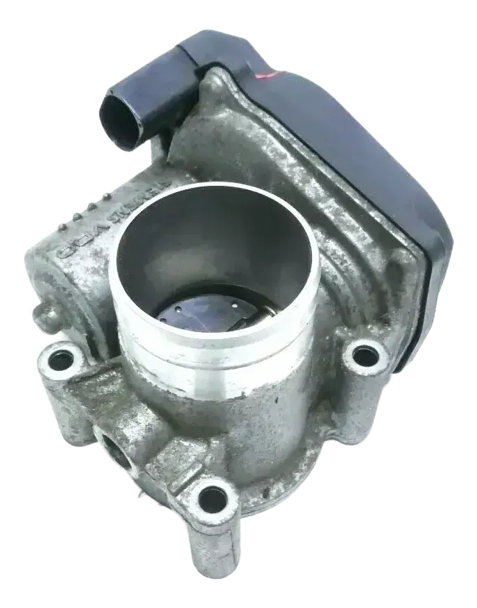 + VW Fox Polo 9N Drosselklappe Drosselklappenstutzen 03D133062E /F BMD BMM CHFA - Bild 1