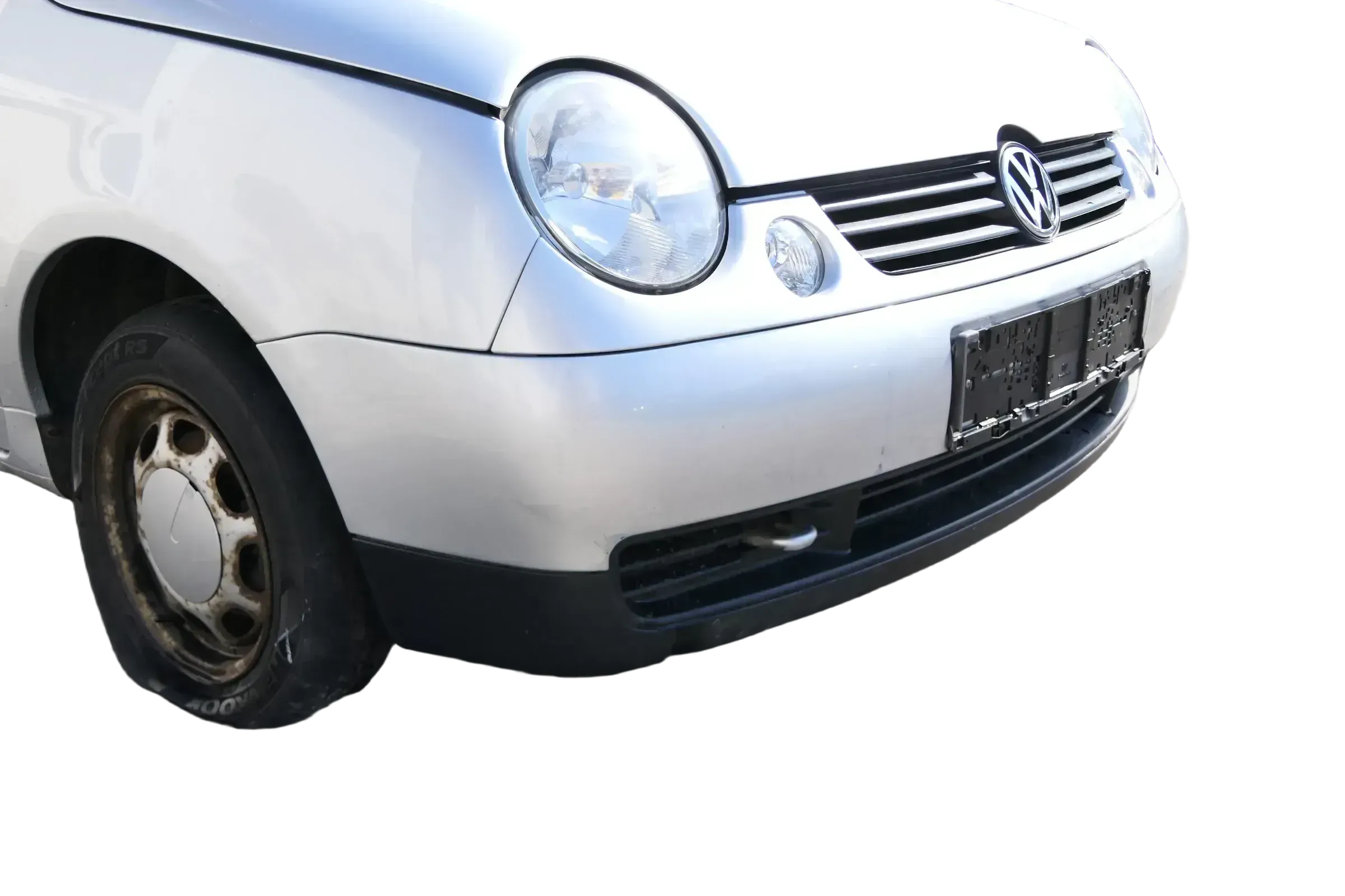VW Lupo 6x Stoßstange vorne Frontstoßstange Stoßfänger silber LA7W - Bild 1