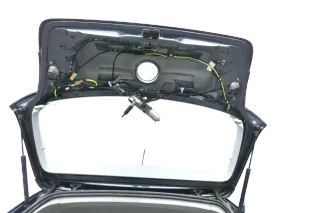 VW Golf 5 V Heckklappe hinten Kofferraumklappe + Scheibe grau LC5F blau - Bild 6