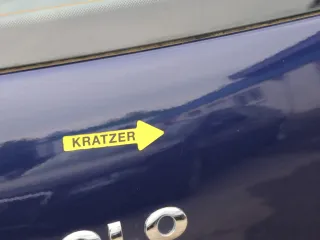 VW Polo 9N3 9N Heckklappe Kofferraumklappe Klappe blau LB5N ohne Anbauteile - Bild 9