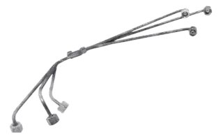 Passat 3BG A4 Einspritzpumpe Leitungen Rohre  2,5 TDI AKE Motor BDG BDH BAU RECH - Bild 1