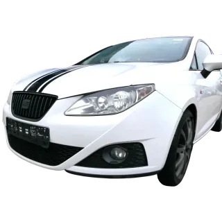 Seat Ibiza 6J Stoßstange Frontstoßstange vorne weiß LB9A 6J0807217H Spoiler - Bild 8